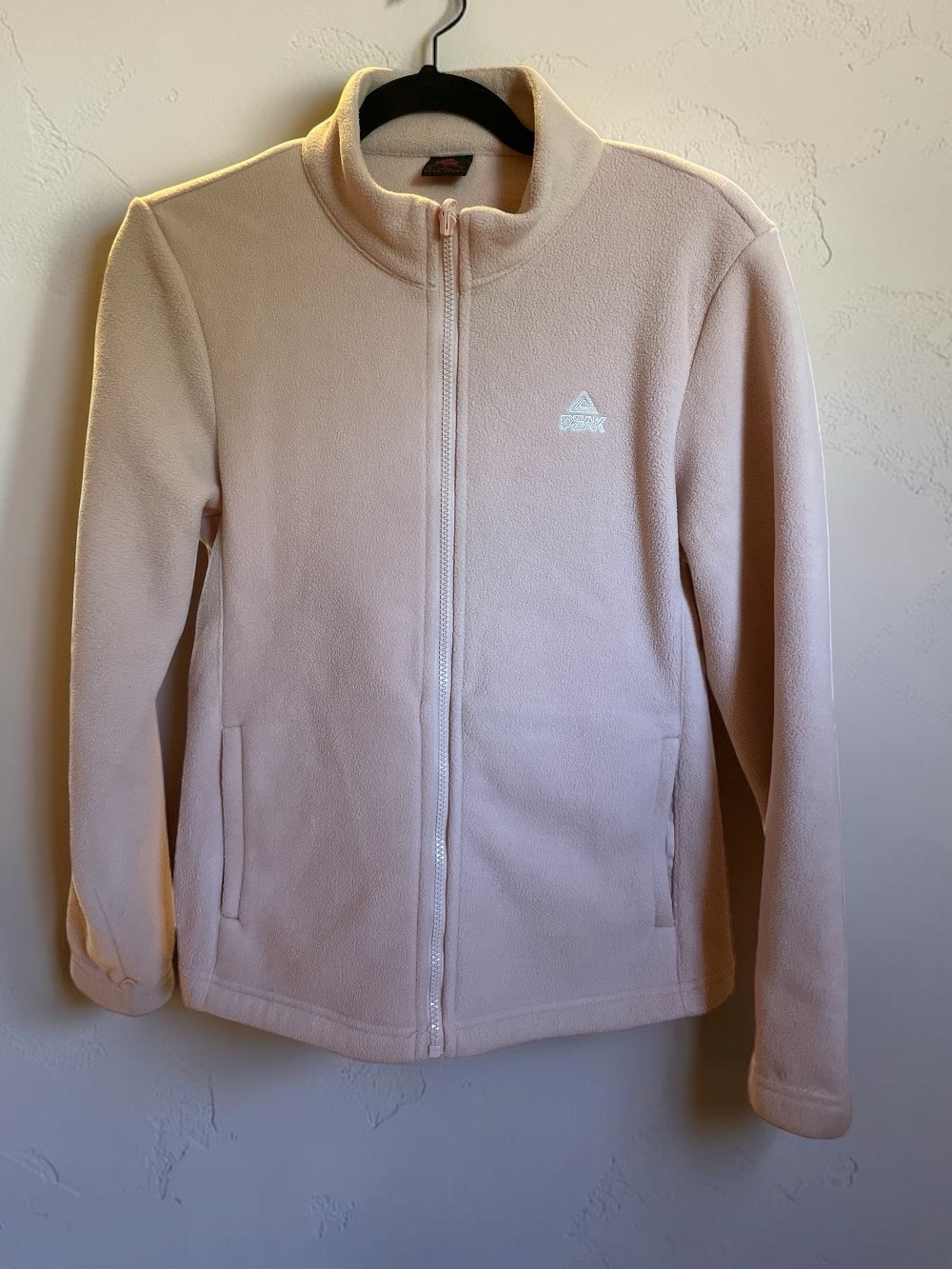 Peak Women’s Full-Zip Fleece Jacket in Light Pink